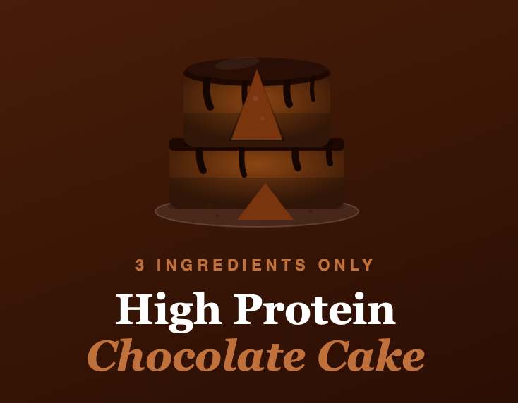 3-Ingredient Chocolate Cake