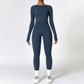 Tight Fitted Yoga High Waisted Bottoms & Long Top