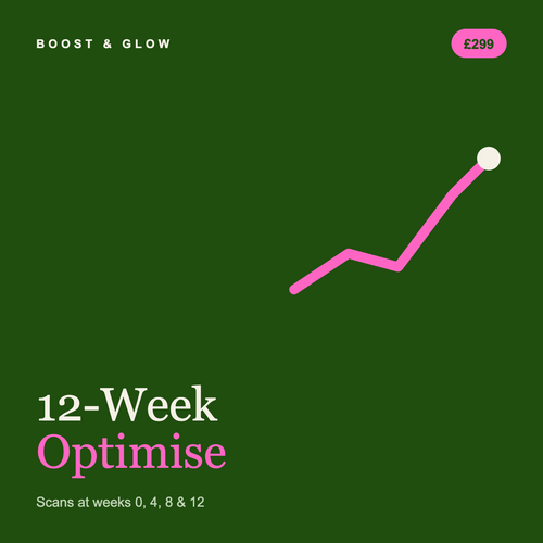 Boost & Glow 12-Week Optimise Programme with body composition scans at weeks 0, 4, 8 and 12, £299