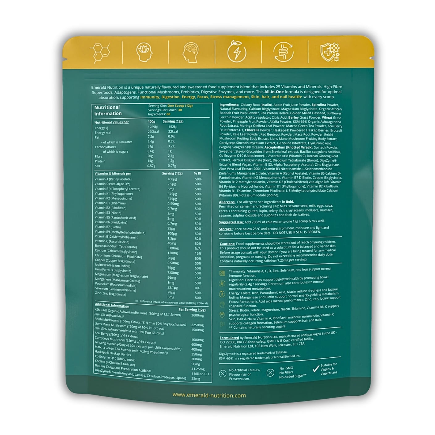 SUPERGREENS | Emerald Nutrition