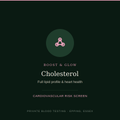 Cholesterol blood test — full lipid profile and heart health screen, Boost & Glow Epping Essex