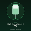 High dose vitamin C 25g IV drip in Epping, Essex by Boost & Glow