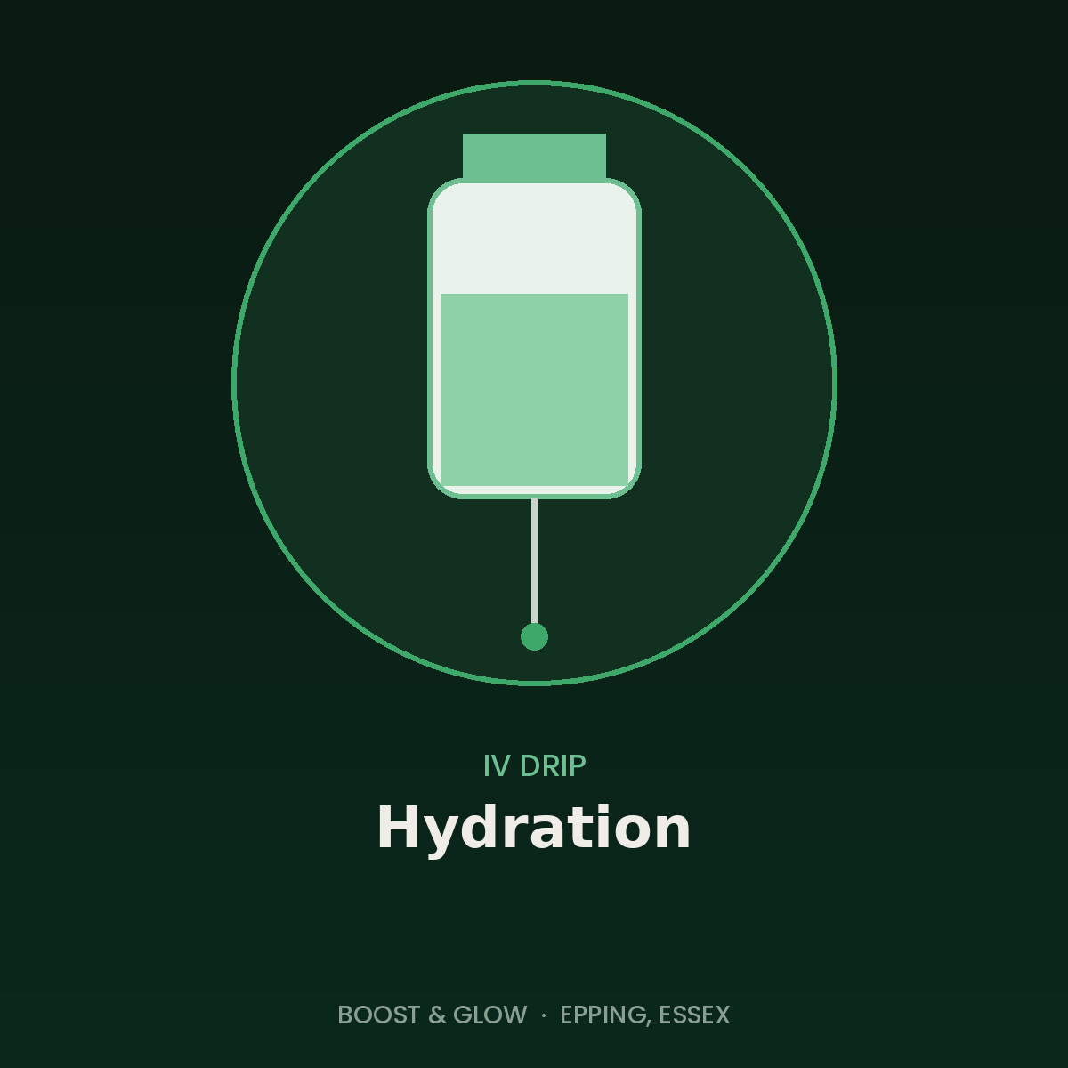 Hydration IV drip in Epping, Essex by Boost & Glow