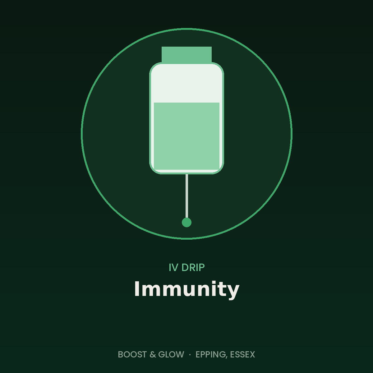 Immunity IV drip in Epping, Essex by Boost & Glow