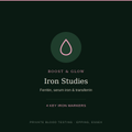 Iron Studies blood test — ferritin, serum iron and transferrin panel, Boost & Glow Epping Essex