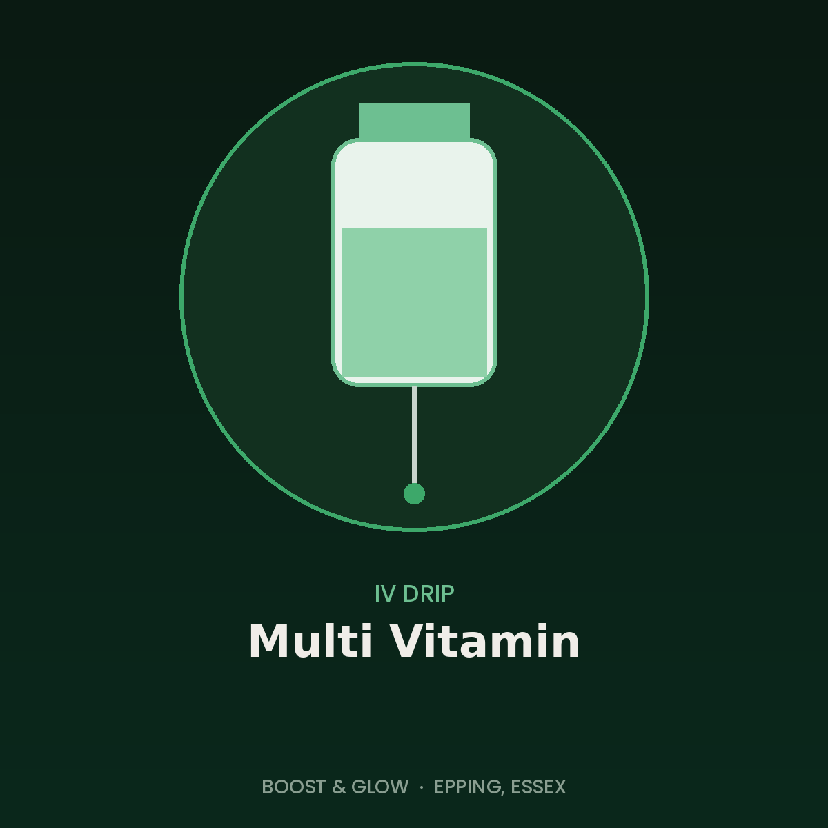 Multi vitamin IV drip in Epping, Essex by Boost & Glow