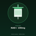 NAD+ 100mg intramuscular injection in Epping, Essex by Boost & Glow