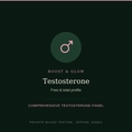 Testosterone blood test — free and total testosterone profile, Boost & Glow Epping Essex