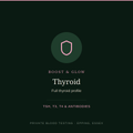 Thyroid blood test — full thyroid profile TSH, T3, T4 and antibodies, Boost & Glow Epping Essex